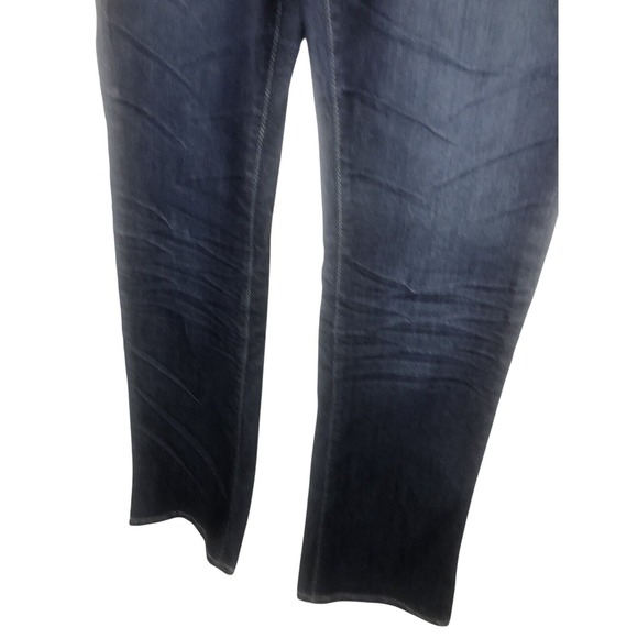 Baby Phat Jeans Women's Dark Wash Denim Embellished Pockets Straight Leg - Picture 9 of 11